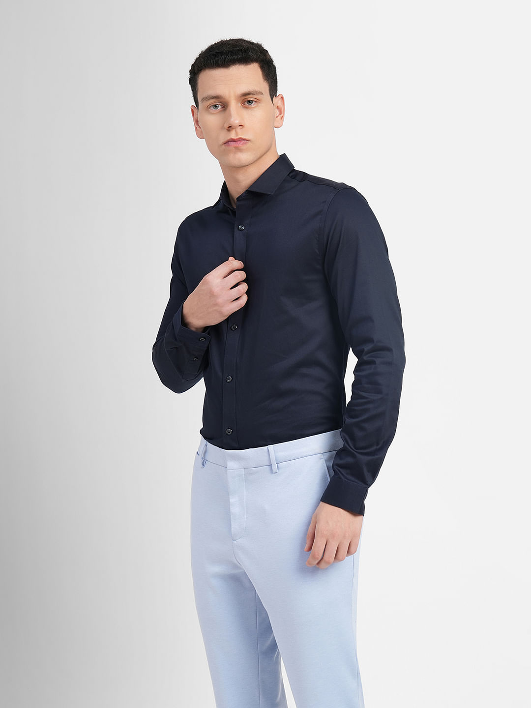 Buy Blue Shirts for Men by ENGLISH NAVY Online | Ajio.com